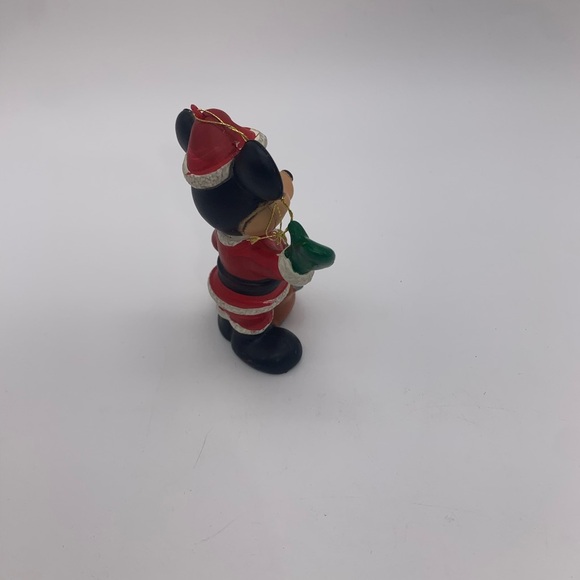 The Walt Disney Co. Mickey Mouse Santa Plastic Blow Mold Christmas Ornament - Picture 9 of 12